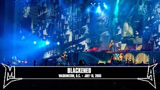metallica blackened washington dc july 18 2003
