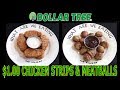 Dollar Tree $1.00 Chicken Fingers & OMG Meatballs - WHAT ARE WE EATING?? - The Wolfe Pit