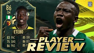 86 WINTER WILDCARD ETEBO PLAYER REVIEW! WINTER WILDCARD ETEBO SBC - FIFA 22 ULTIMATE TEAM