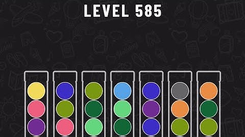 Ball Sort Puzzle Level 585 #ballsortpuzzle #ballsortpuzzlegameplay #puzzlegame #mobilegames