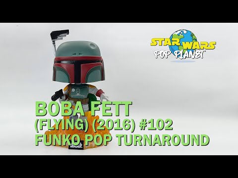 Boba Fett (Flying) #102 (2016) - Star Wars Funko Pop Turnaround