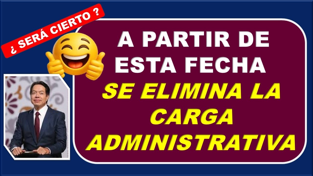 A PARTIR DE ESTA FECHA SE TERMINA LA CARGA ADMINSITRATIVA EN TODAS LAS ESCUELAS DEL PAÍS