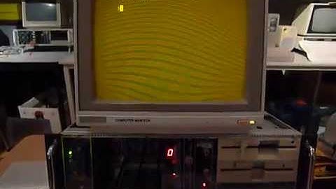 Atom CP/M test #1...