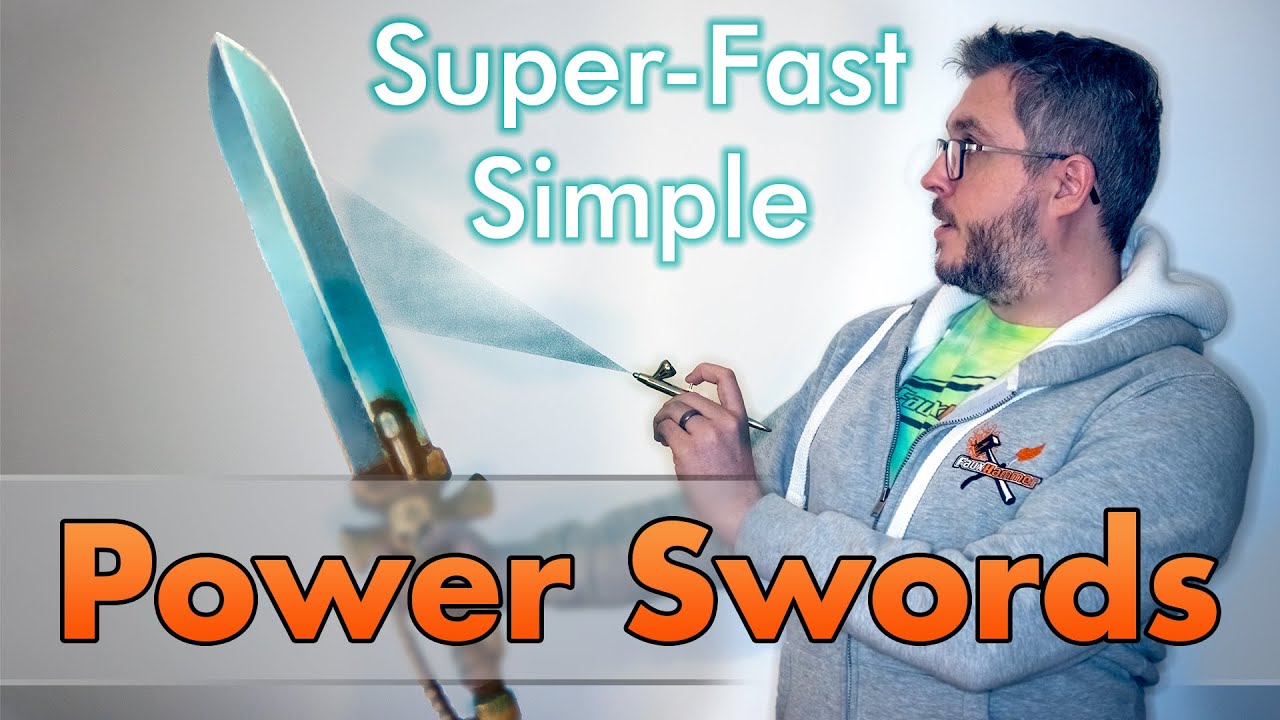 How to Paint: Power Swords Quickly for Warhammer 40k - YouTube