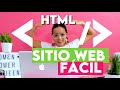 Cómo crear un SITIO WEB en HTML ¡FÁCIL!🚀 -Programación Web #03