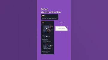 Button Skew Animation #button #cssbutton #htmlcss #csstutorial #coding