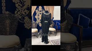 KAFTAN fabric Embroidered chiffon with sequins all over || viral fashion dress