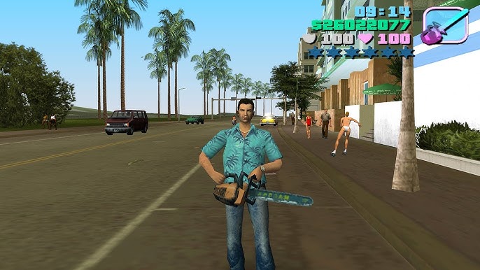 GTA Vice City (PC) Free Roam Rampage Gameplay - 4K 60FPS - YouTube