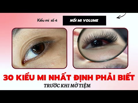Video 30 Kiểu Mi Phải Biết Khi Mở Tiệm????Kiểu 4: Nối Mi... - youtube