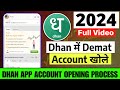 How to open demat account in dhan app 2024  dhan app main account kaise banaye 