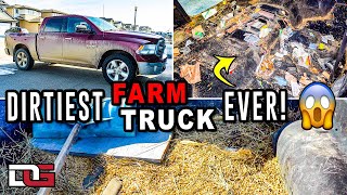 Extreme Cleaning The Dirtiest Farm Truck I've Ever Seen! | First Clean in 7 Years | The Detail Geek