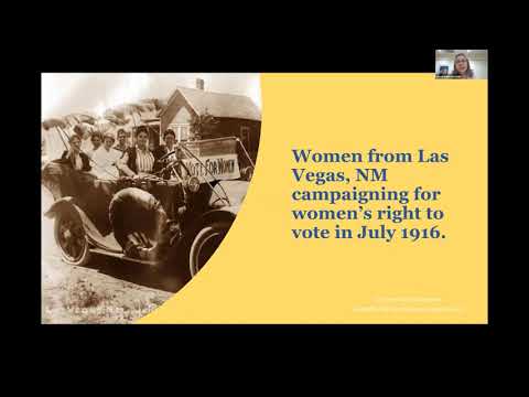 Library Conversations: Ganaron El Voto, Woman Suffrage in NM, with Sylvia Ramos Cruz