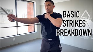 Kali Basic Strikes Breakdown | Filipino Martial Arts