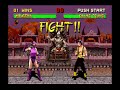 Mortal Kombat 2 Sega Saturn Very Hard Playthrough Mileena 