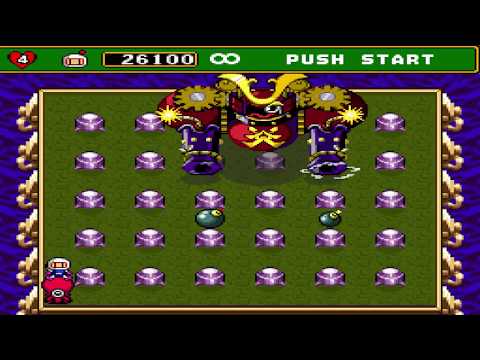 Super Bomberman 4: Normal Game: Level 1-4 to 1-6 