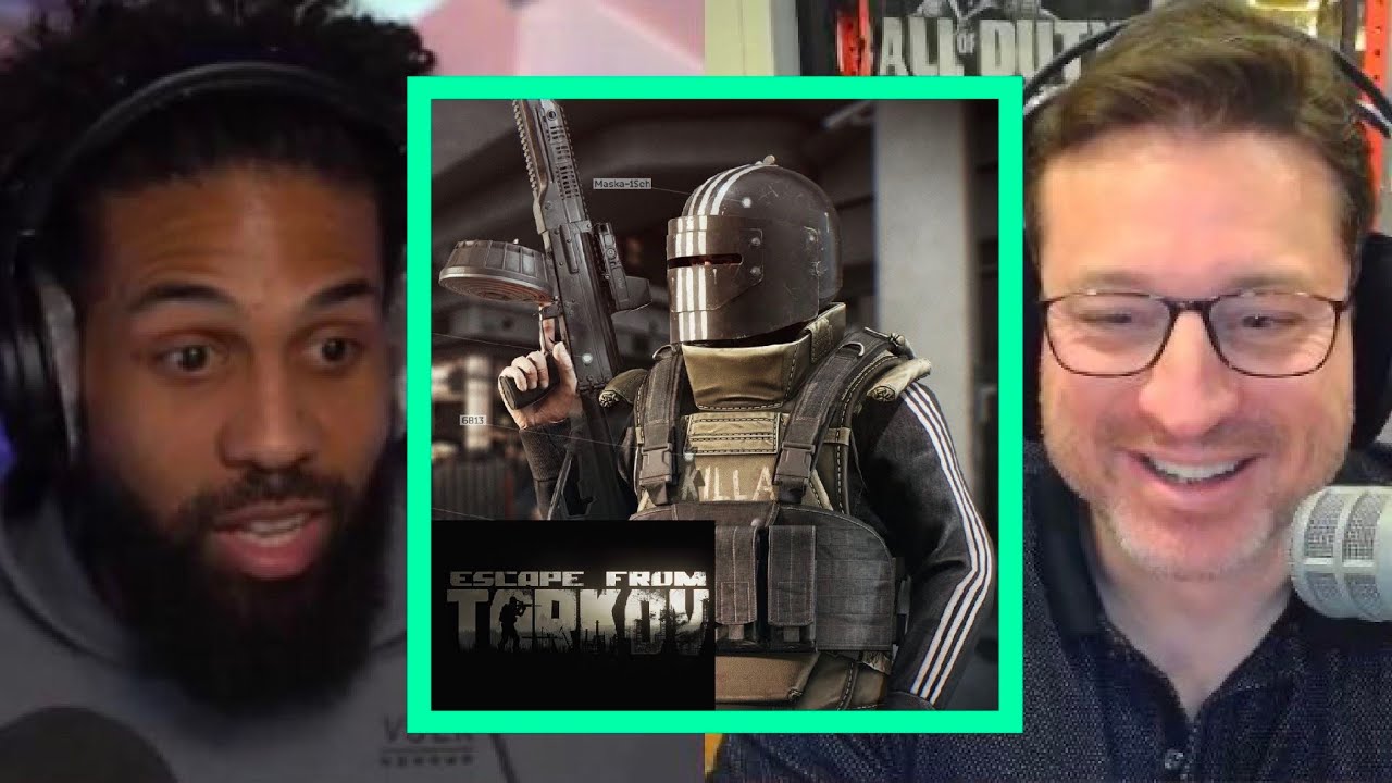 Kyle & Woody Explain Escape from Tarkov to Arian Foster | PKA - YouTube