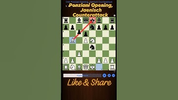 Ponziani Opening, Jaenisch Counterattack