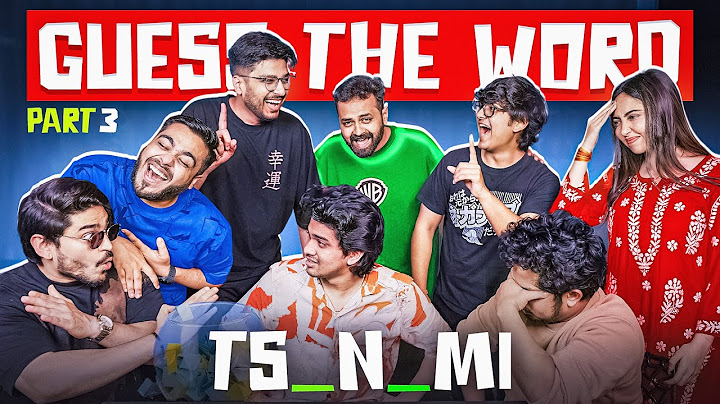 GUESS THE WORD CHALLENGE - PART 3