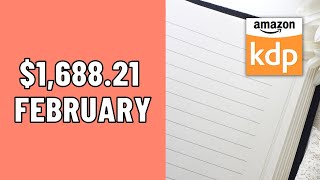 I Made $1,688.21 in February 2022 on Amazon KDP - Low-Content Book Publishing