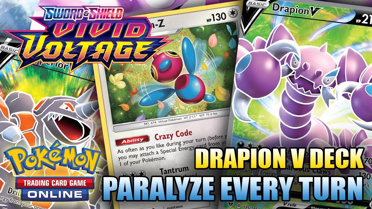 Drapion V Deck with PorygonZ can AUTO PARALYZE every turn! (Pokemon