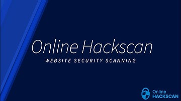 #2 - Onlinehackscan Website Security Scanning - Dashboard Walkthrough