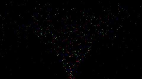 Particle system on MaRTE OS (video 2 - multithreaded version)