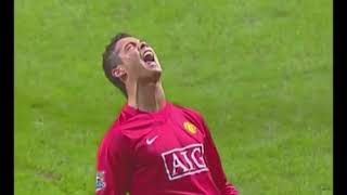 Ronaldo Score A Free-Kick Vs Blackburn