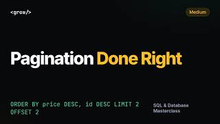 Third Page Of Books By Price | SQL Interview Question (LIMIT, OFFSET, Pagination) | GrowAsEngineers