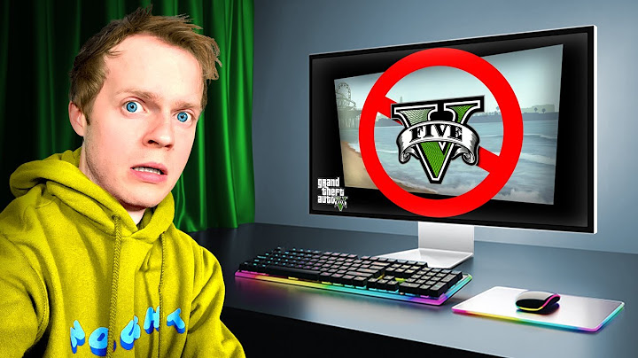 I Can't Play GTA 5...