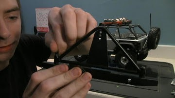 RC Overload - Axial SCX10 Jeep Upgrade - Part 10 - RC4WD Tough Armor Spare Tire Carrier Install