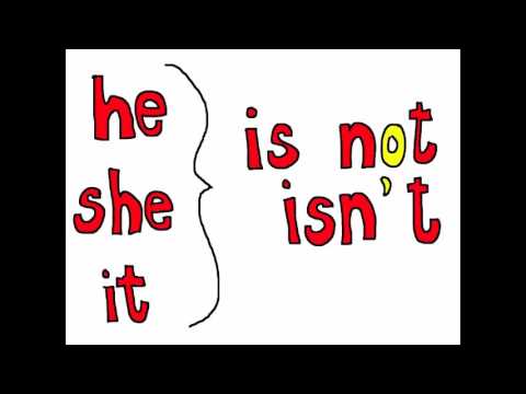 Present Simple "To Be" Negative (Not) Song - Rockin' English