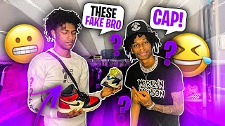 YOUR SHOES ARE FAKE PRANK ON PAPPIIQ | WE STARTED FIGHTING 🤯👊🏽