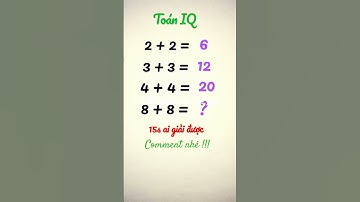 Toán IQ | Tìm quy luật cho bài toán logic #shorts #shortvideo #đại_số #toanhoc #đại_số