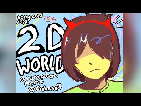 2D World - Deltarune animation!! @jiji_notgg 