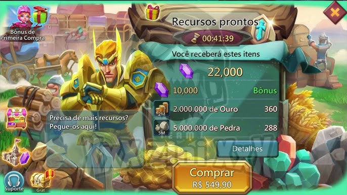 07 Janeiro 2023 - Packs & Monstros - Lords Mobile 