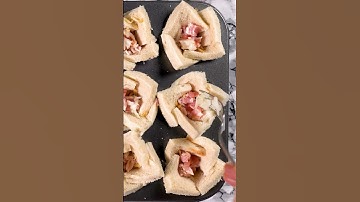 Tasty Cups of toasted bread. Toast Recipes, Pinwheel #snack #recipeoftheday #recipeideas #fingerfood