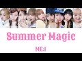ME:I Summer Magic 【歌詞/歌割り/パート割り/カナルビ】