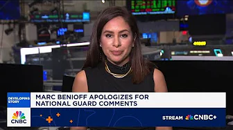 Salesforce CEO apologizes for saying Trump should send National Guard to San Francisco