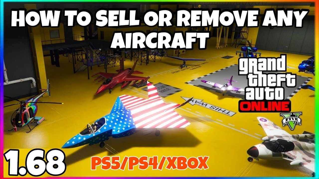 How To Sell Any Aircraft In GTA 5 Online 2024 How To Remove Aircraft 