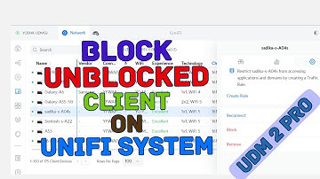 Unifi client block & unblocking |  Unifi ubiquiti Client Settings | UDM 2  Pro |