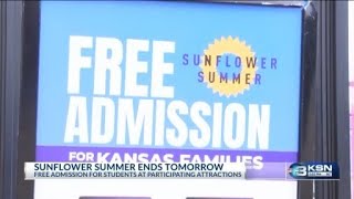 Sunflower Summer program ends Saturday