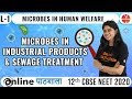 Microbes in Human Welfare | Microbes in Industrial and Sewage Treatment | Class 12 | Ankita Ma'am