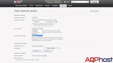 Cómo crear una nueva cuenta de usuario en Plesk