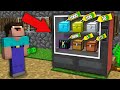 Minecraft NOOB vs PRO: WHICH RAREST CHEST WILL WIN NOOB IN VENDING MACHINE? Challenge 100% trolling