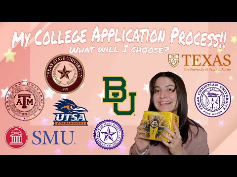 My Experience Applying To Texas Universities!! (apply, Acceptance, Denial, Scholarships, And MORE!)