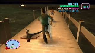 Grand Theft Auto: Vice City Punching people in water, Part 2