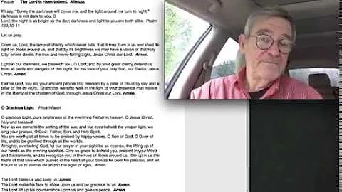 An Order for the Evening with Deacon Bobby Weatherly