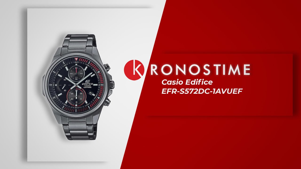 Часы Casio Edifice EFR-S572DC-1A купить в Москве по цене 24590 RUB:  описание, характеристики