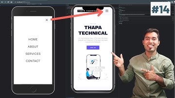 Make Responsive Navbar 🔥 React Multi-page Website in Hindi #14