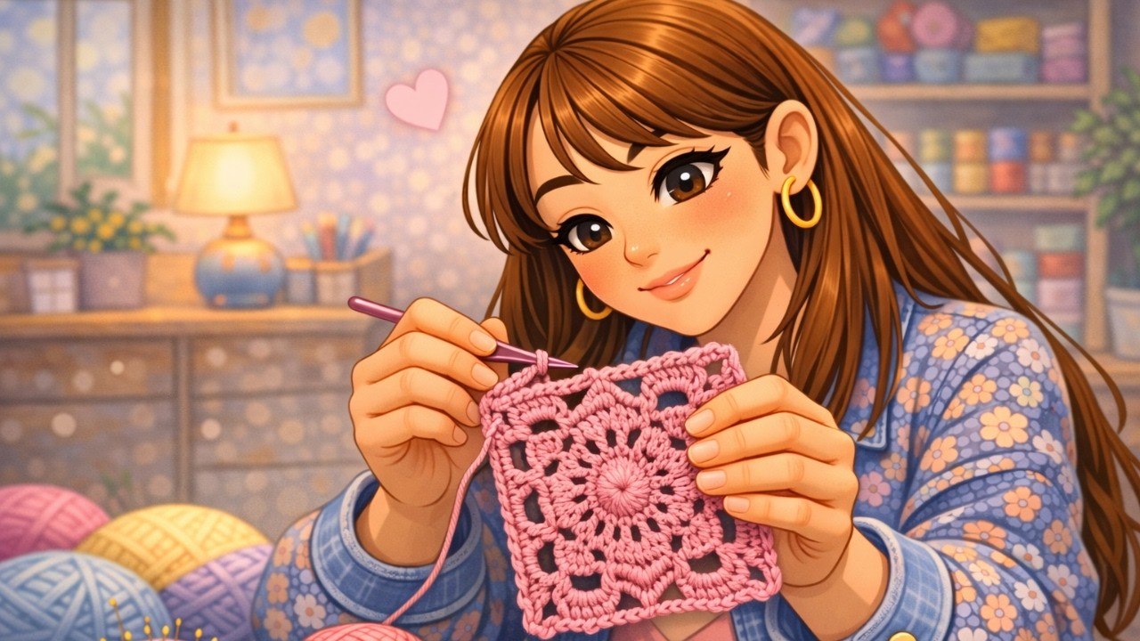 El Granny Square Más Bonito y Fácil Que Vas a Tejer (Ideal Principiantes)
